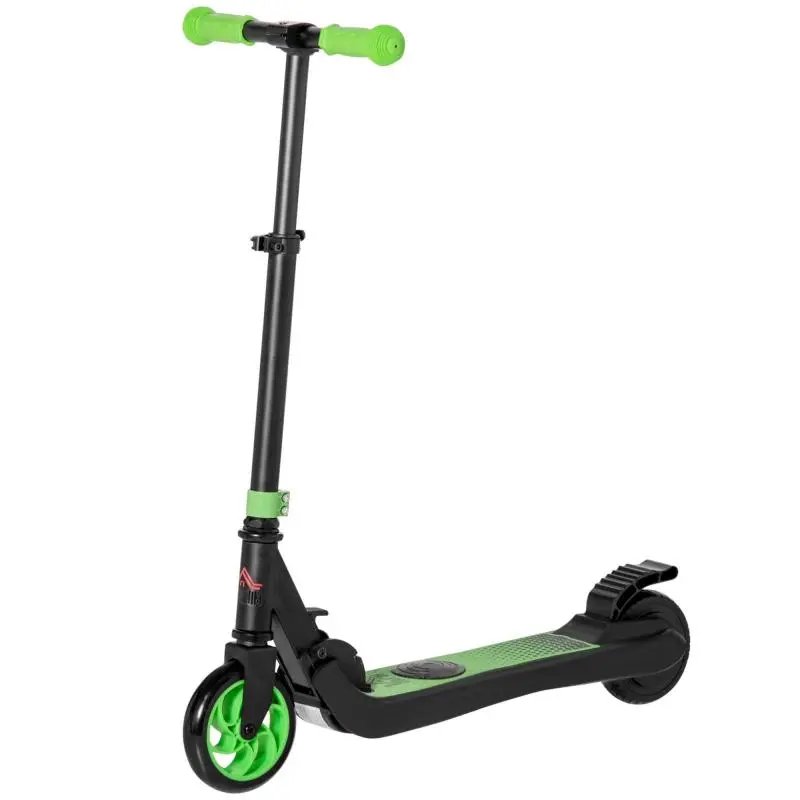 Foldable electric scooter for children aged 6+, 8 km/h, 71x36.5x75-80 cm, aluminum/steel, green