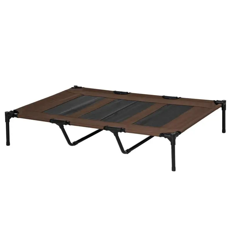 XXL Elevated Pet Bed (Dog/Cat) – Light Brown – 122L x 92W x 23H cm