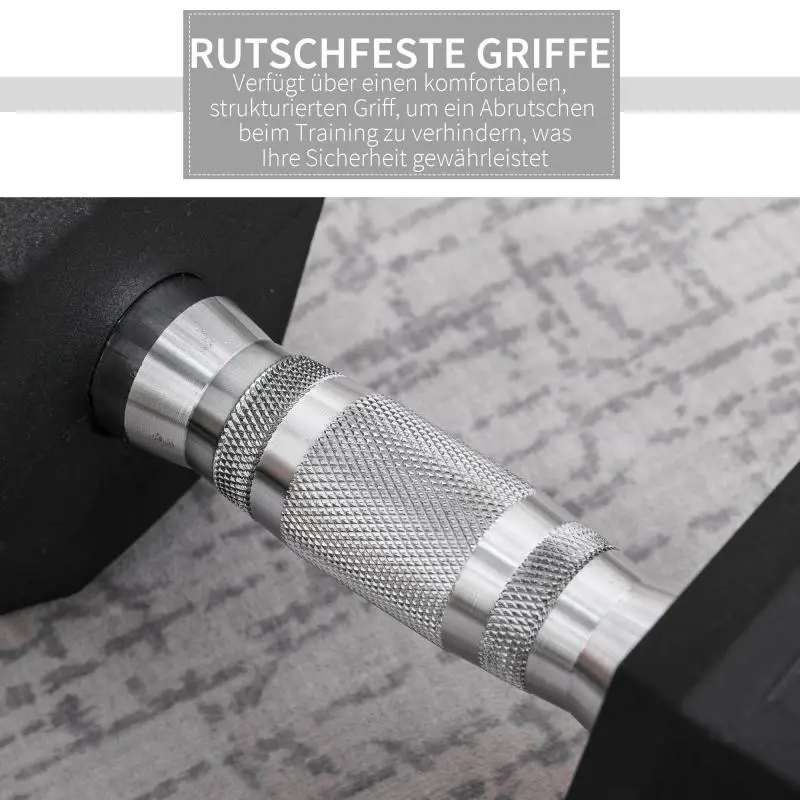 Dumbbells with knurled handles, cast iron dumbbells, dumbbells for men and women, dumbbells for home and gym, strength training