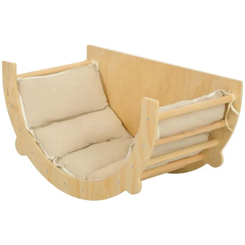 Climbing arch, rocker, ladder, swing with cushion; for ages 1.5–4; up to 50 kg
