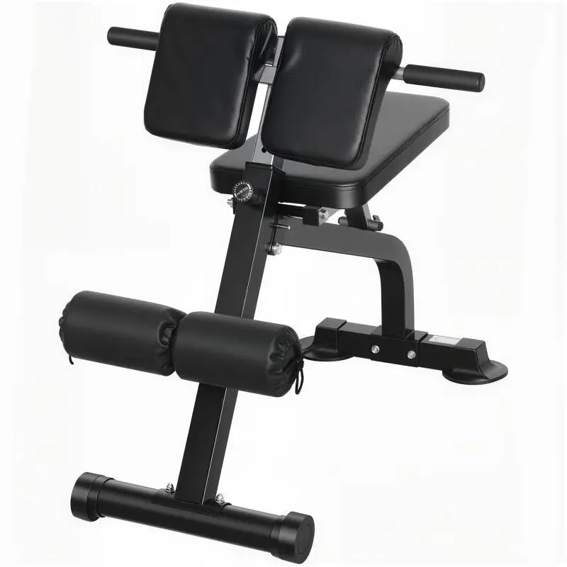 Training bench, weight bench, fitness bench, steel frame, black