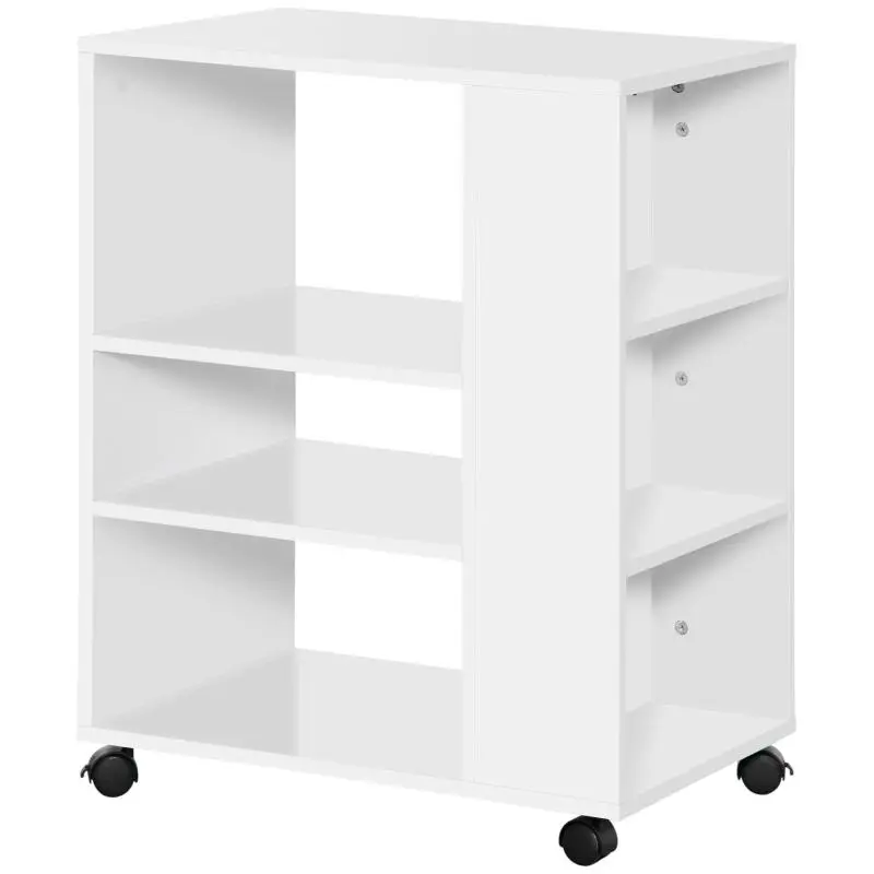 Printer Cabinet / Multipurpose Unit for Office, Bedroom, Kitchen, or Living Room – 60 x 40 x 75.8 cm – White
