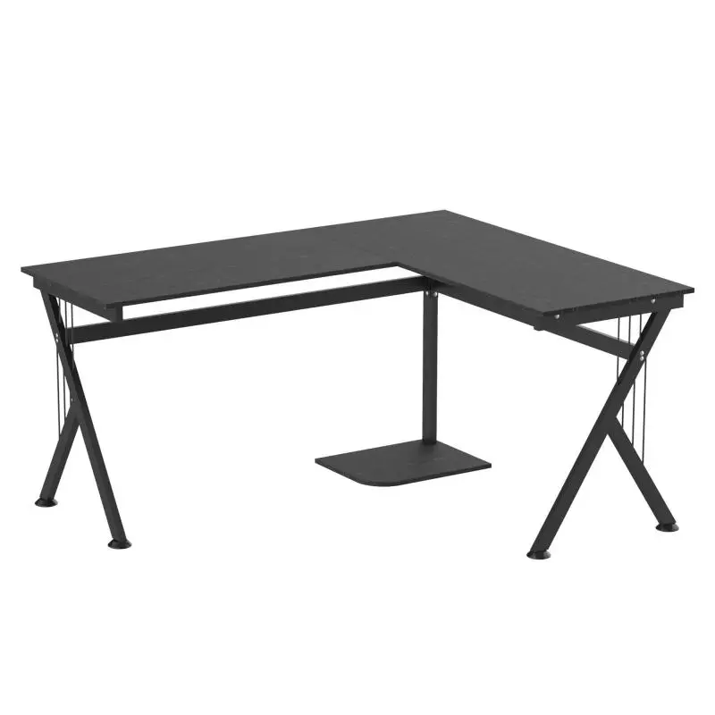 Wooden Corner Computer Desk for Office, Bedroom, Home, or School