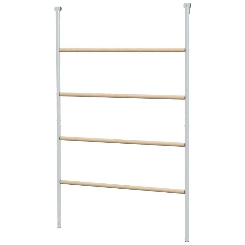 Chicken roosting ladder, 4 perches, weather-resistant, for 4–6 chickens, steel/wood