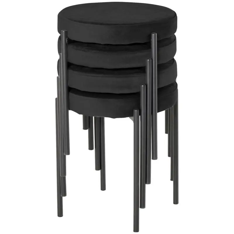 Dining Chair, Accent Chair, Kitchen Chairs, 41.5 cm x 41.5 cm x 46 cm, Black