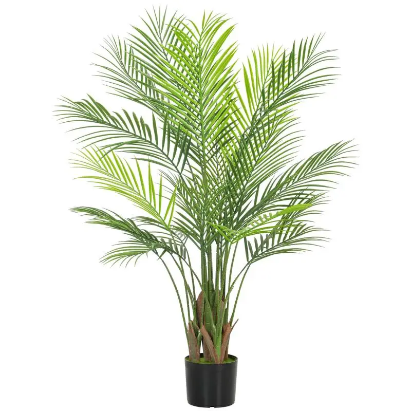 Large 120 cm Artificial Palm Tree – Potted Faux Plant for Living Room or Office
