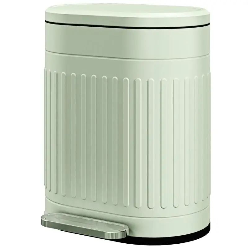 20L Pedal Bin with Lid, Foot Pedal, Removable Inner Bucket, and Soft-Close Function – 36.5 x 31.2 x 45 cm, Green