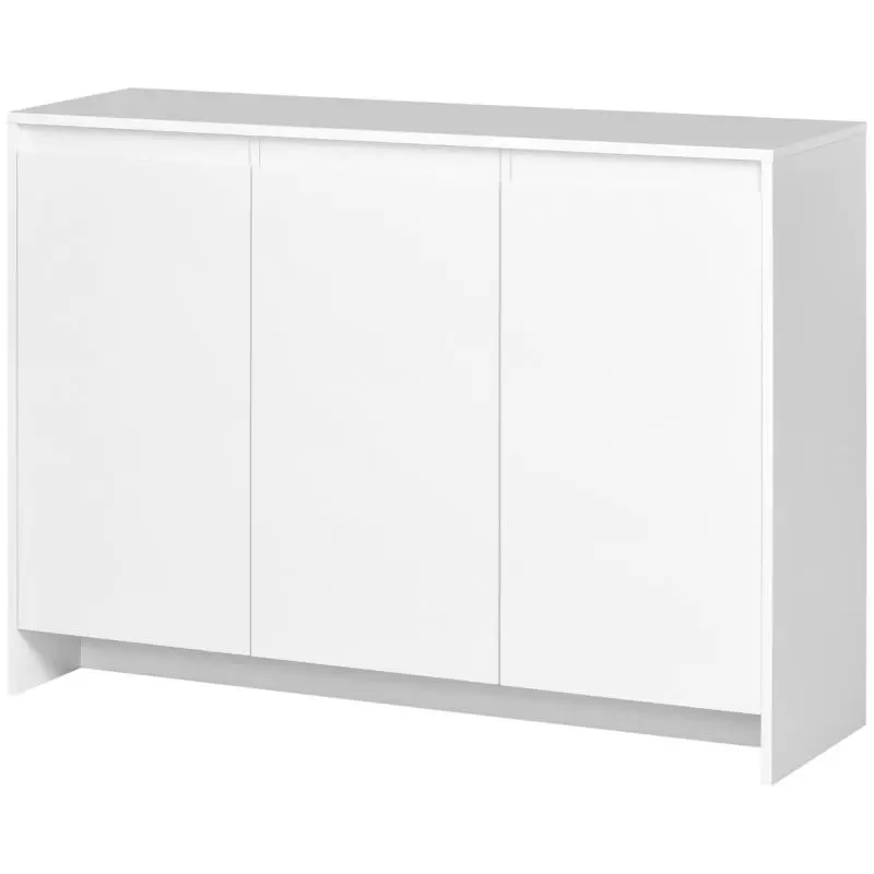3-Door Sideboard with Adjustable Shelves and Soft-Close Hinges – TV Stand