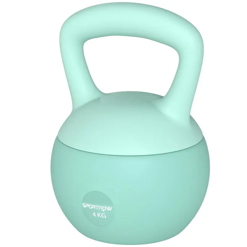 4 kg Kettlebell – Metal Sand-Filled with Non-Slip Handle for Home Workout