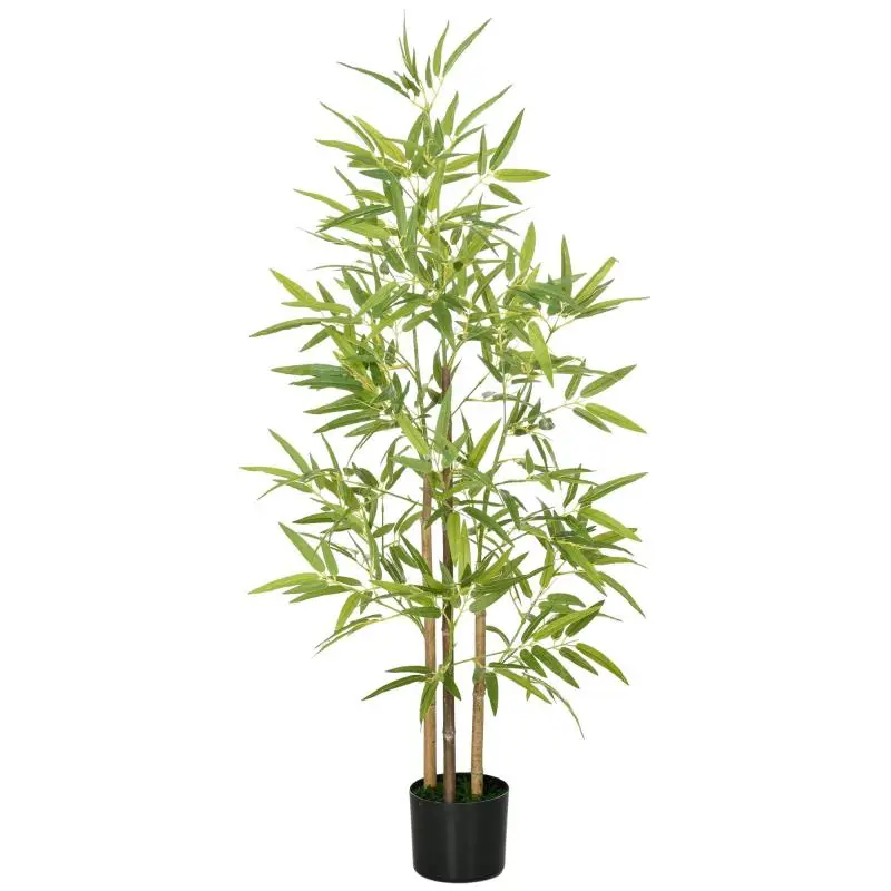 120cm Tall Artificial Indoor Bamboo Plant with Pot Included