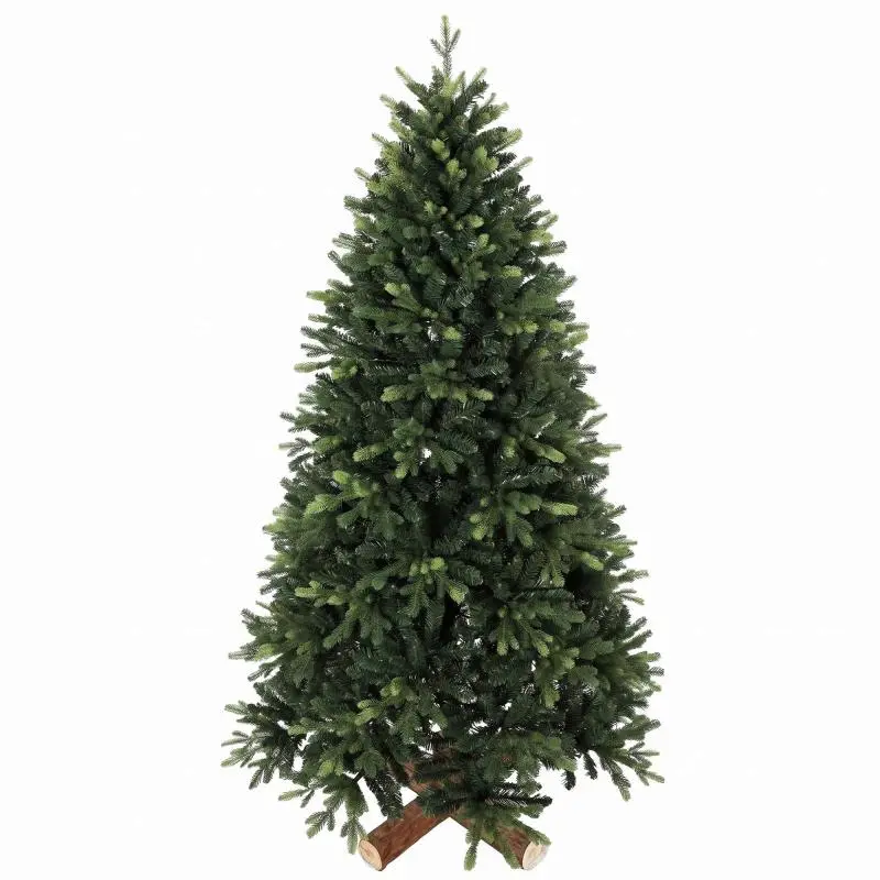 Artificial Christmas tree, 180 cm, with 2,419 PE & PVC branch tips, hinged system, green