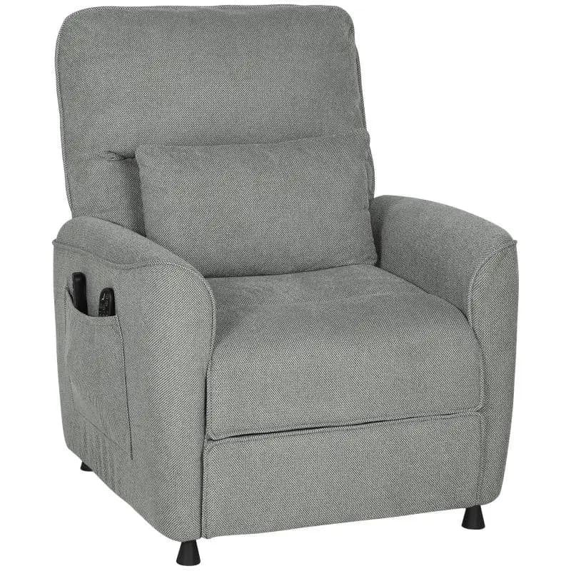 Electric Recliner / TV Chair with Reclining Function, Heating, and Vibration Massage